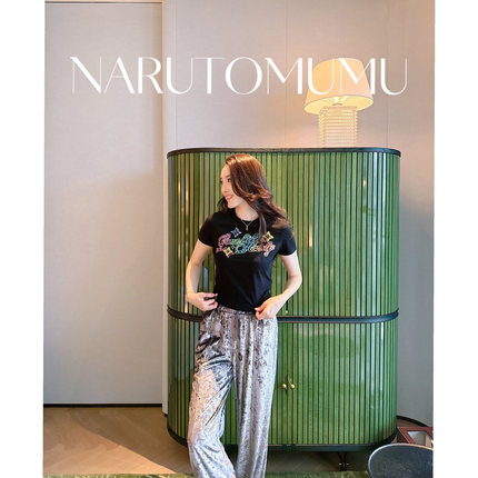 小姐姐全球购ED HARDY 水钻logo 印花 短袖T恤 女款26春04