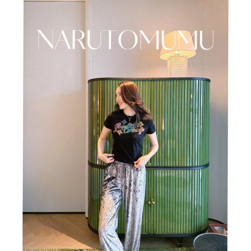 小姐姐全球购ED HARDY 水钻logo 印花 短袖T恤 女款26春04