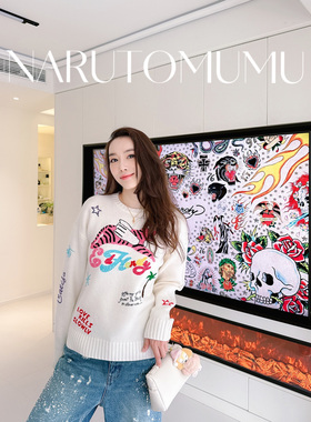 小姐姐全球购ED HARDY 刺绣虎头 针织 毛衣  女款26春05