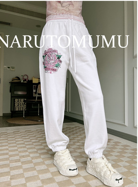 小姐姐全球购ED HARDY 满钻花卉 刺青系 休闲裤 女款24冬Z045