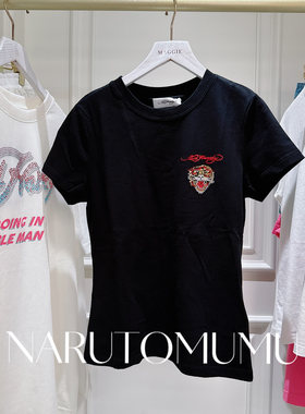小姐姐全球购ED HARDY classic经典 水钻虎头 短袖T恤 女款 Z06
