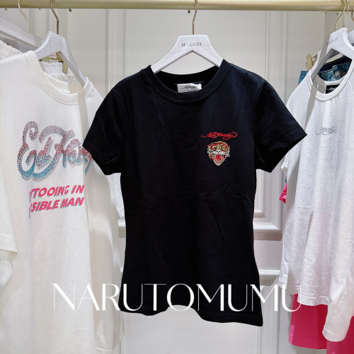 小姐姐全球购ED HARDY classic经典 水钻虎头 短袖T恤 女款 Z06