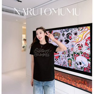 经典 logo 短袖 小姐姐全球购ED 男款 满钻 T恤 26春03 HARDY