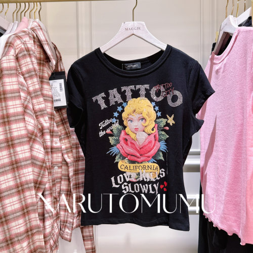 小姐姐全球购ED HARDY 复古 刺青 印花 短袖T恤 女款 26秋02