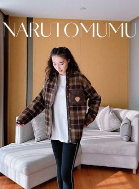 小姐姐全球购ED HARDY 复古美拉德 格子 夹克外套 女款25冬02