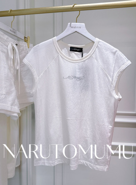 小姐姐全球购ED HARDY 经典极简logo 扭结 露背 T恤 女款26夏09