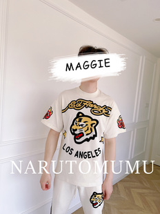 HARDY 男款 满钻虎头印花 T恤 23春Z04 短袖 小姐姐全球购ED