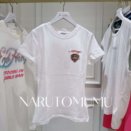 小姐姐全球购ED HARDY classic经典 水钻虎头 短袖T恤 女款 Z06