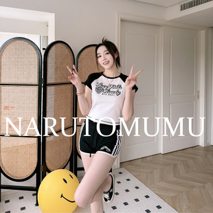 小姐姐全球购ED HARDY经典水钻虎头 插肩袖 短袖T恤女款 25夏Z04