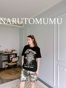 水钻印花 刺青虎头 短袖 T恤 24秋Z04 小姐姐全球购ED 男款 HARDY