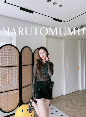 小姐姐全球购ED HARDY 满钻独角兽 透视薄打底衫 女款24秋Z045