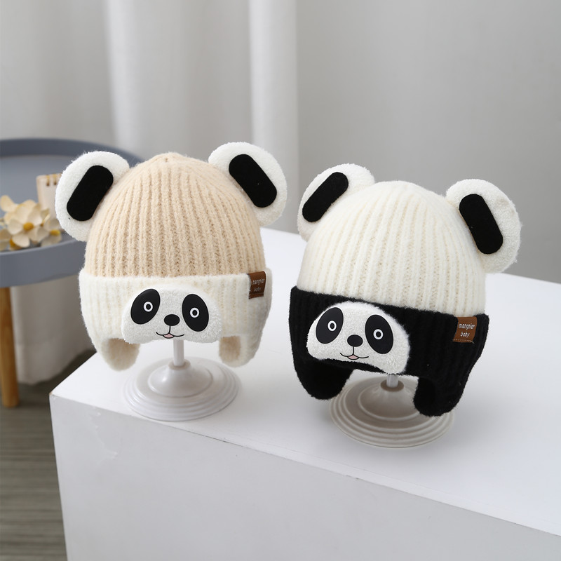 其他针织毛线帽翻边可爱护耳帽子