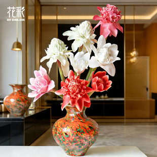 花彩瓷玫瑰裸根苗火炬姜大花期长多年生阳台盆栽耐热新手好养预卖