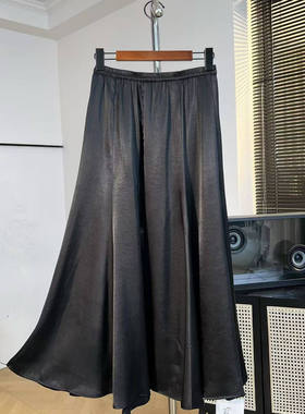 美林丨八片剪裁丨无静电丨套袋轻柔机洗 长84 夏秋新款半裙Q26009