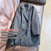 韩里韩气 轻暖大衣 冷水手洗无静电 老板娘美林 长84 WS725