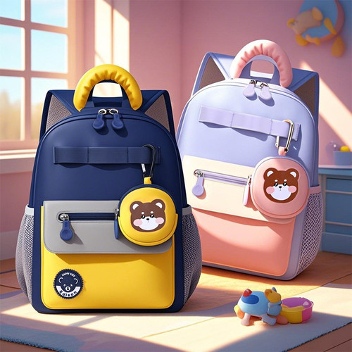 Edison爱迪生幼儿园书包学前班小学生儿童轻便户外研学旅行小背包