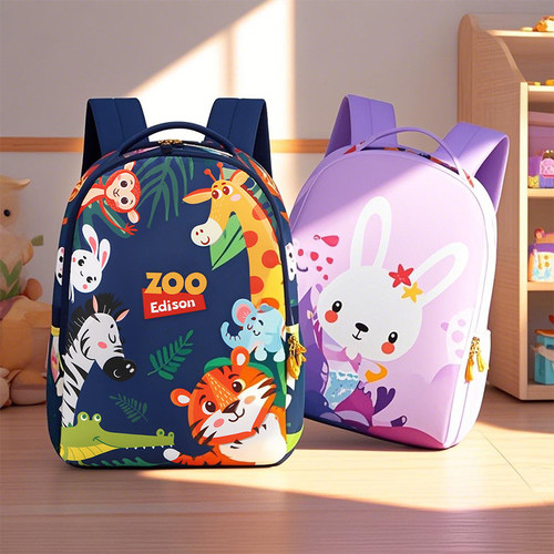 爱迪生幼儿园书包学前班户外轻便出游儿童男女小学生研学小背包