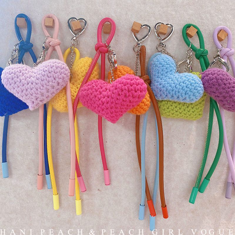 车毛线钩织HD10152A05包包钥匙扣