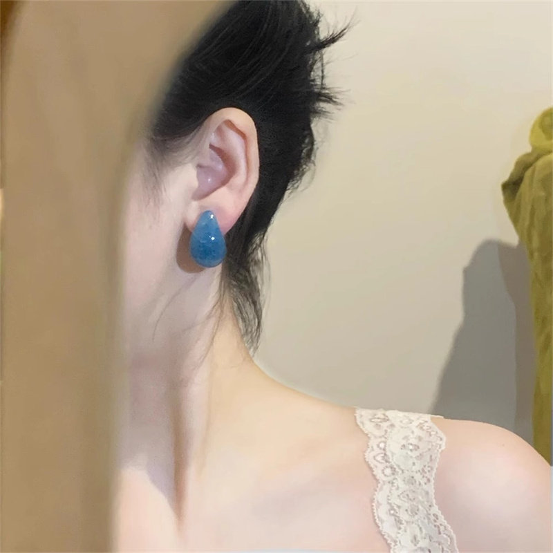 不规则复古滴釉耳钉女小众设计感耳饰2025年新款爆款高级感耳环,饰品/流行首饰/时尚饰品新,耳钉,淘宝优惠券,粉丝福利购,淘宝优惠卷