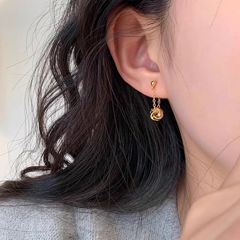 925银针金属流苏耳环法式小众设计高级轻奢时尚气质一款两戴耳环,饰品/流行首饰/时尚饰品新,耳环,淘宝优惠券,粉丝福利购,淘宝优惠卷