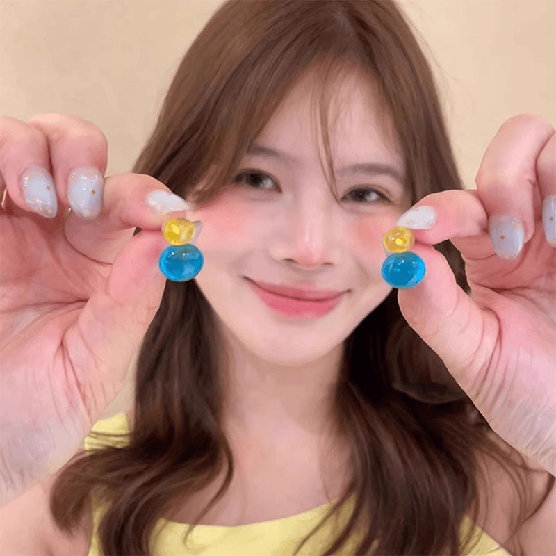 多巴胺冰透糖果球耳钉女2025新款爆款精致小众设计感夏天耳环耳饰,饰品/流行首饰/时尚饰品新,耳钉,淘宝优惠券,粉丝福利购,淘宝优惠卷