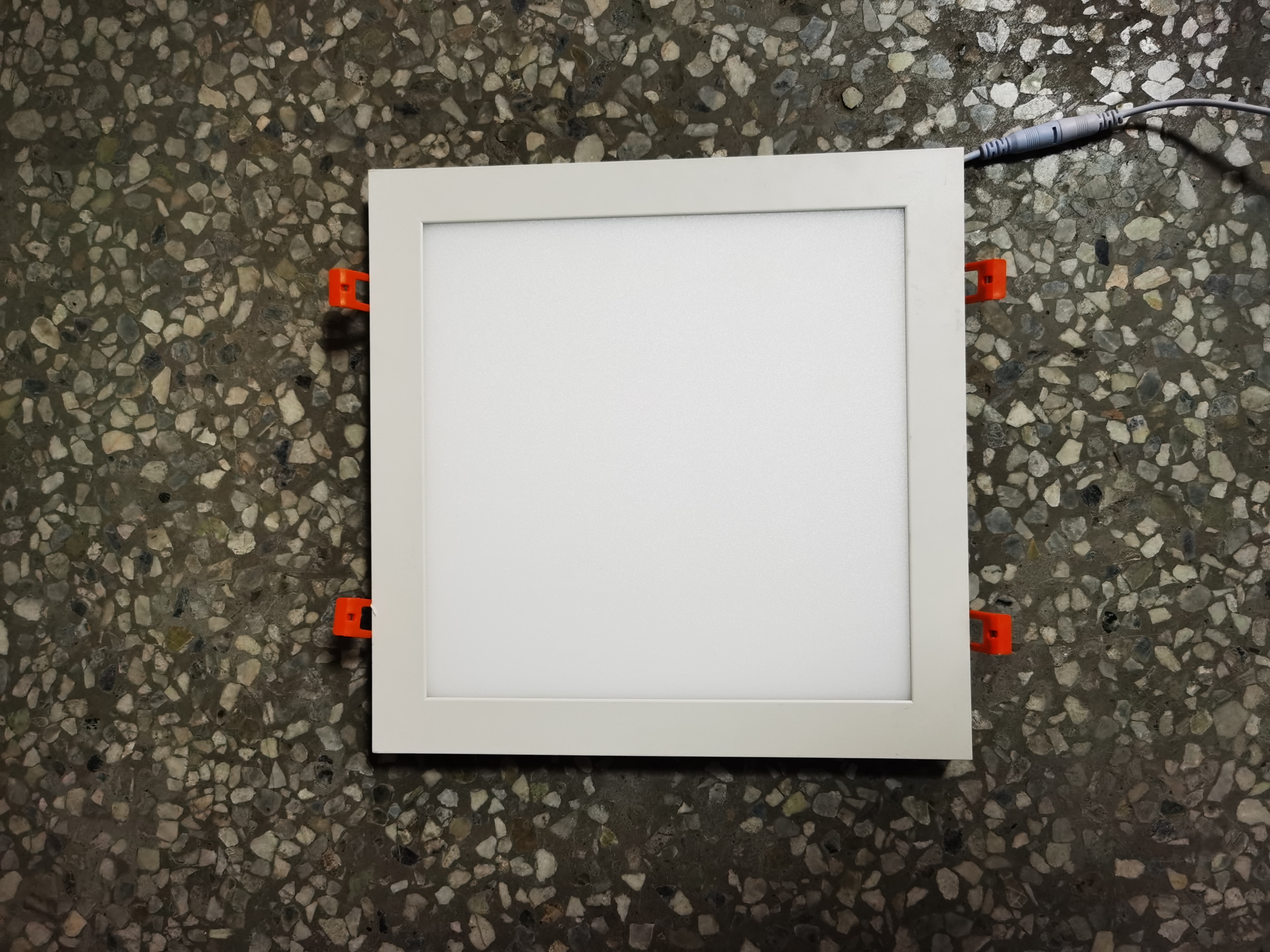 新款DC12-24VAC220V双电源两用LED平板灯面板天花灯卡簧式车船用