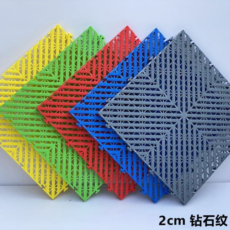 洗车房地格栅免挖槽汽车美容4S店地面排水漏水地垫塑料拼接网格板