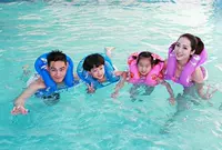 Nách mềm bơi vòng phao em bé dễ thương kèn thanh niên cổ đặc biệt phao cứu hộ trong suốt - Cao su nổi phao boi cho be