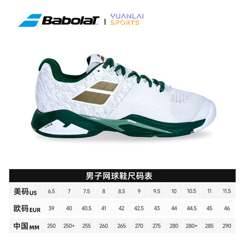 Babolat百保力网球鞋百宝力男款运动训练硬地耐磨透气羽毛球鞋