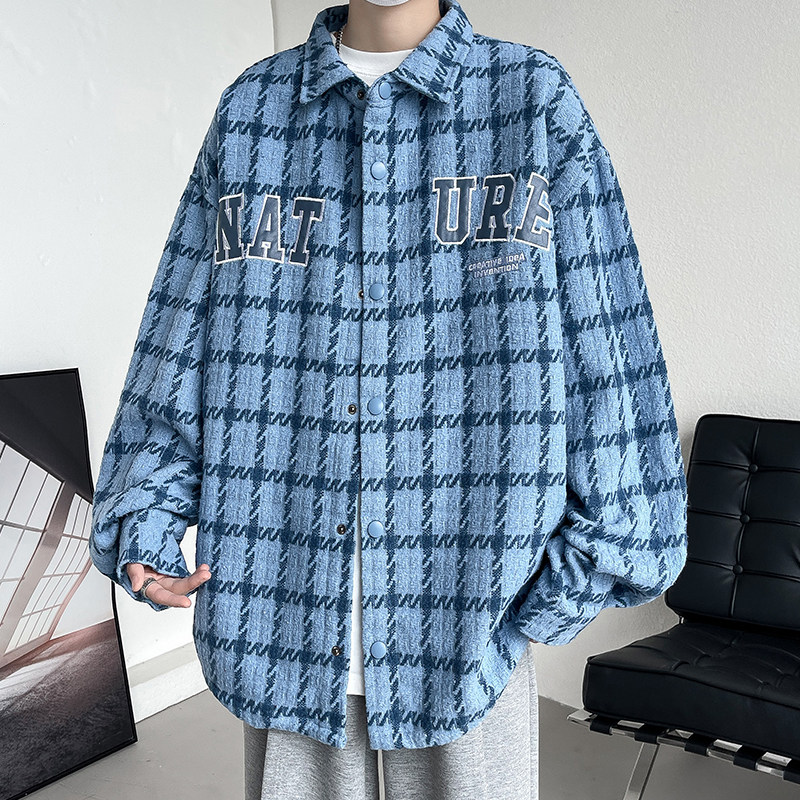 1516-3-23105-P80 2024秋季新款小香风衬衫外套男女同款图片