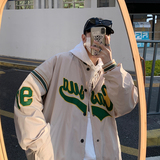 911-2-WT183-P105vibe风男女百搭刺绣字母印花加棉外套新增加棉，男装棉衣，星座1516-3