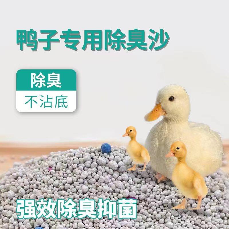 鸭子除臭垫料砂宠物柯尔鸭沙子厕所垫料尿砂10斤20斤粪便清理清洁