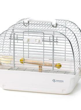 鸟用304不锈钢鹦鹉外带笼金丝熊蜜袋鼯便携式外出笼子T30SS