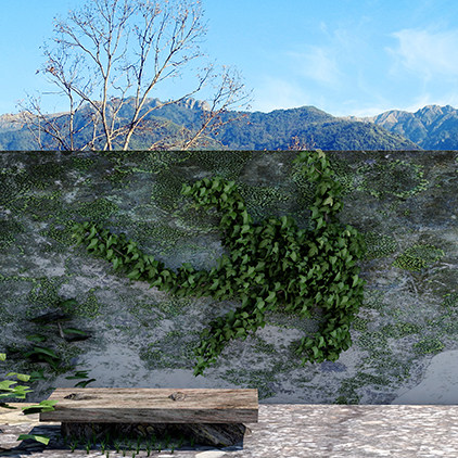 村口村头进村农村石子路路口乡村石凳高清led大屏幕舞台背景图片