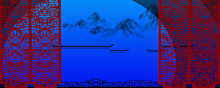 荷花屏风戏曲越剧楼台会红色古风古典高清led大屏幕舞台背景图片