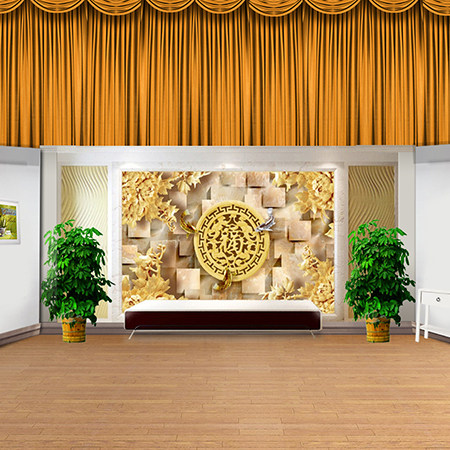 舞台背景小品背景无沙发背景表演节目家庭室内客厅场景jpg静态图