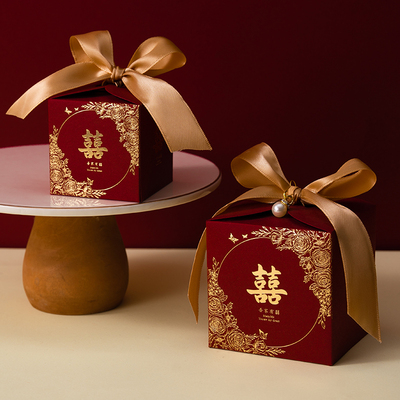中式2024新款喜糖盒子伴手礼盒