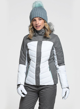 英国mountain warehouse 女款滑雪服 夹棉厚衣装单双板 外贸原单