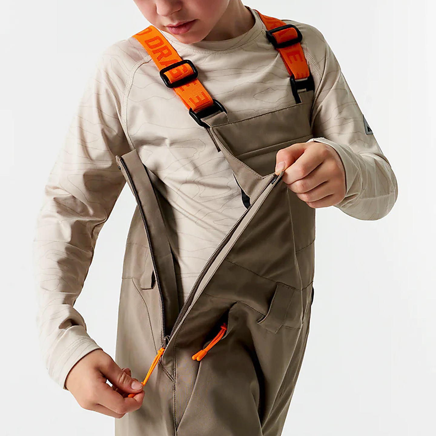 ORAGE青少年围兜滑雪裤外贸原单