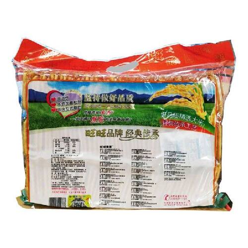 旺旺仙贝零食膨化食品饼干糕点家庭装400g