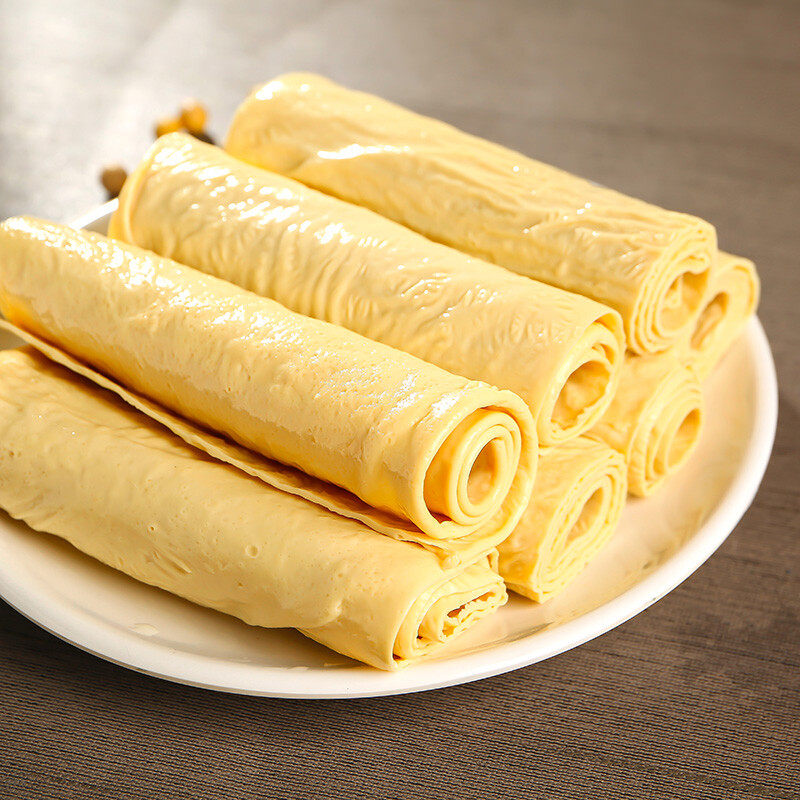 鲜窝窝豆腐皮500g豆皮腐皮油豆皮干货腐竹皮千张黄豆制品凉拌火