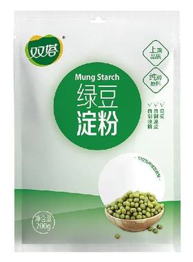 双塔绿豆淀粉200g家用生粉炸酥肉裹肉粉勾芡凉粉饼干蛋糕烘焙原