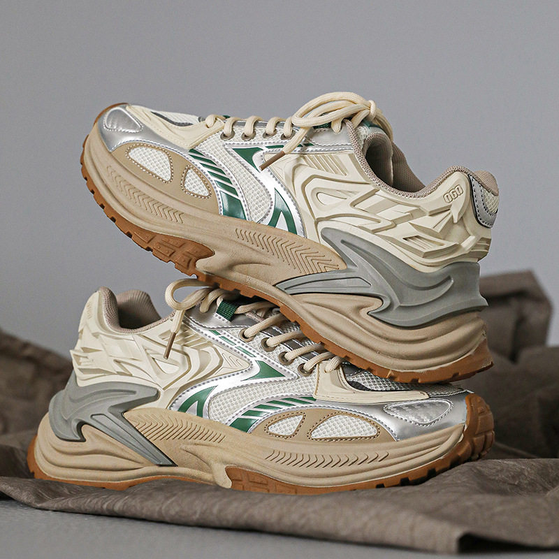 青岛福客来女鞋断码清仓2026新款厚底增高老爹鞋男网面运动鞋休闲,流行男鞋,老爹鞋,淘宝优惠券,粉丝福利购,淘宝优惠卷