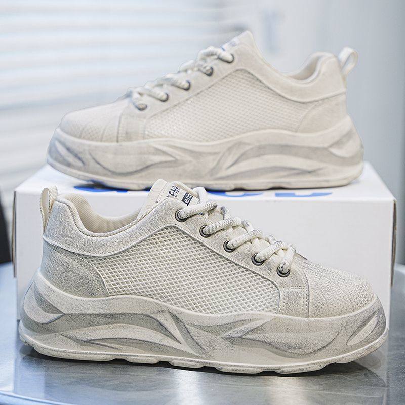 青岛福客来女鞋断码清仓夏季男鞋新款透气网面小白鞋潮流百搭厚底,流行男鞋,老爹鞋,淘宝优惠券,粉丝福利购,淘宝优惠卷