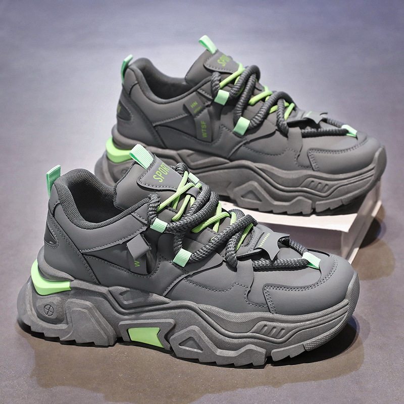 青岛福客来女鞋断码清仓春季男鞋新款透气鞋子男款潮流百搭内增高,流行男鞋,老爹鞋,淘宝优惠券,粉丝福利购,淘宝优惠卷