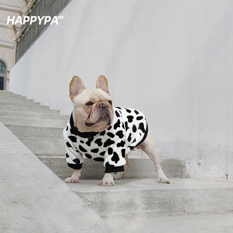 秋冬法国斗牛犬衣服狗狗法斗泰迪柯基英斗巴哥毛绒宠物睡衣奶牛款,宠物/宠物食品及用品,狗宠物服装/雨衣,淘宝优惠券,粉丝福利购,淘宝优惠卷