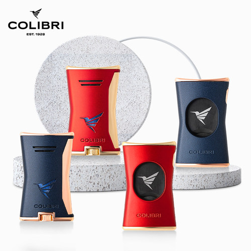 美国COLIBRI科乐比SLIM系列打火机雪茄剪刀便携式平口剪防风直冲