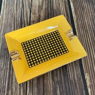 鲁宾斯基lubinski双人位高档陶瓷雪茄烟灰缸