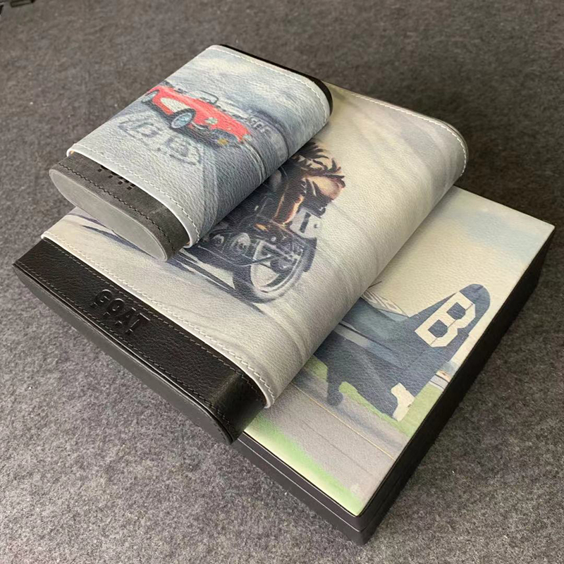 香港goat皮革面料雪松木内衬雪茄保湿盒便携雪茄盒