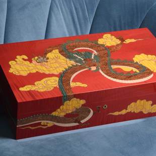 法国ELIE 雪茄配件雪茄盒打火机雪茄剪烟灰缸 BLEU龙年生肖限量款